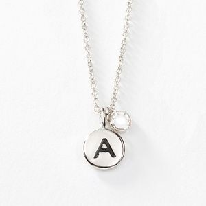 Touchstone by Swarovski Initial "A" Necklace